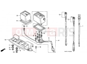 HONDA NX125K Transcity 1989 F-2 METER