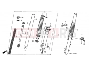HONDA NX125K Transcity 1989 F-8 FRONT FORK