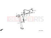 HONDA NX125K Transcity 1989 F-20 SIDE SHELF