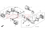 HONDA NX125K Transcity 1989 F-24 FLASHING