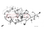 HONDA NX125K Transcity 1989 F-27 WIRING HARNESS