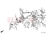 HONDA NX125K Transcity 1989 F-30 ENGINE HOUSING