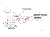 HONDA NX125K Transcity 1989 F-32 STRIP (1)
