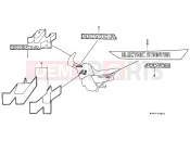 HONDA NX125K Transcity 1989 F-32-1 STRIP (2)