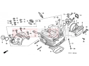 HONDA NX125V Transcity 1997 E-1 CYLINDER HEAD