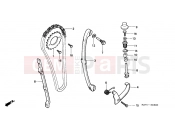 HONDA NX125V Transcity 1997 E-3 TIMING CHAIN ​​/ TENSIONER