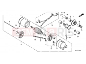 HONDA NX125V Transcity 1997 E-10 STARTER ENGINE