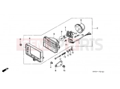 HONDA NX125V Transcity 1997 F-1 HEADLIGHT