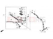 HONDA NX125V Transcity 1997 F-4 FRONT MASTER CYLINDER