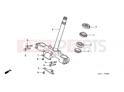 HONDA NX125V Transcity 1997 F-6 STEERING WHEEL