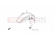 HONDA NX125V Transcity 1997 F-7 FRONT FENDER