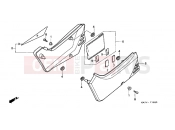 HONDA NX125V Transcity 1997 F-15 SIDE COVER
