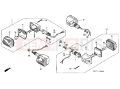 HONDA NX125V Transcity 1997 F-24 FLASHING