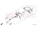 HONDA NX125V Transcity 1997 F-25 REAR LAMP