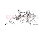 HONDA NX125V Transcity 1997 F-30 ENGINE HOUSING