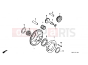 HONDA FX650X Vigor 1999 E-11 CLUTCH COUPLING START
