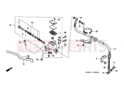 HONDA FX650X Vigor 1999 F-4 FRONT MASTER CYLINDER