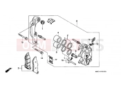 HONDA FX650X Vigor 1999 F-9 FRONT BRAKE CALIPER