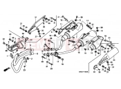 HONDA FX650X Vigor 1999 F-18 EXHAUST DRUM