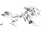 HONDA FX650X Vigor 1999 F-28 WIRING HARNESS / IGNITION COIL