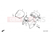 HONDA FX650X Vigor 1999 F-33 ​​FRONT ENGINE HOUSING