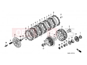 HONDA FX650Y Vigor 2000 E-7 CLUTCH