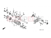 HONDA FX650Y Vigor 2000 E-17 TRANSMISSION DRUM