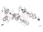 HONDA XL125SB XL125S 1981 E-7 OIL PUMP