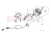 HONDA XL125SB XL125S 1981 F-23-1 TAIL LAMP (2)
