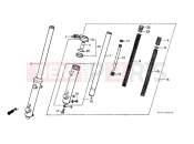 HONDA XL125SB XL125S 1981 F-7 FRONT FORK (XL125SZ / A / B, C-CM)