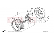 HONDA XL125SB XL125S 1981 F-1-2 HEADLAMP (F)