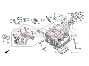 HONDA XL125SZ XL125S 1979 E-1 CYLINDER HEAD