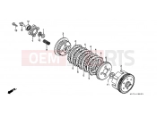 HONDA XL125SZ XL125S 1979 E-8 CLUTCH