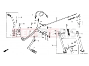 HONDA XL125SZ XL125S 1979 F-17 PEDAL / PULSE ARM LEVER