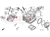 HONDA XLR125RW XLR125R 1998 E-1 CYLINDER HEAD