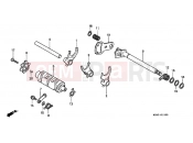 HONDA XLR125RW XLR125R 1998 E-15 TRANSMISSION DRUM