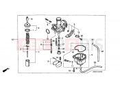HONDA XLR125RW XLR125R 1998 E-16 CARBURETOR