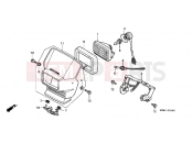 HONDA XLR125RW XLR125R 1998 F-1 HEADLIGHT