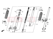 HONDA XLR125RW XLR125R 1998 F-8 FRONT FORK