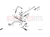 HONDA XLR125RW XLR125R 1998 F-18 PEDAL