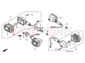 HONDA XLR125RW XLR125R 1998 F-24 FLASHING