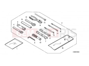 HONDA XLR125RW XLR125R 1998 F-29 TOOLS