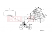 HONDA XLR125RW XLR125R 1998 SIGN F-31