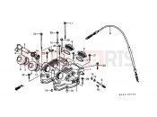 HONDA XLX350RJ XLX350R 1988 E-1 VALVE COVER