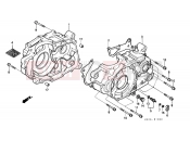 HONDA XLX350RJ XLX350R 1988 E-10 CRANKSHAFT