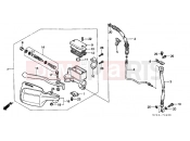 HONDA XLX350RJ XLX350R 1988 F-4 FRONT MASTER CYLINDER