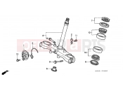 HONDA XLX350RJ XLX350R 1988 F-6 FRONT FENDER