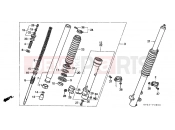HONDA XLX350RJ XLX350R 1988 F-8 FRONT WHEEL