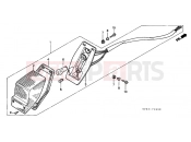 HONDA XLX350RJ XLX350R 1988 F-24 REAR LAMP