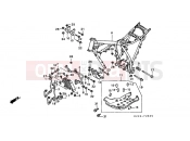 HONDA XLX350RJ XLX350R 1988 F-26 FRAME HOUSING